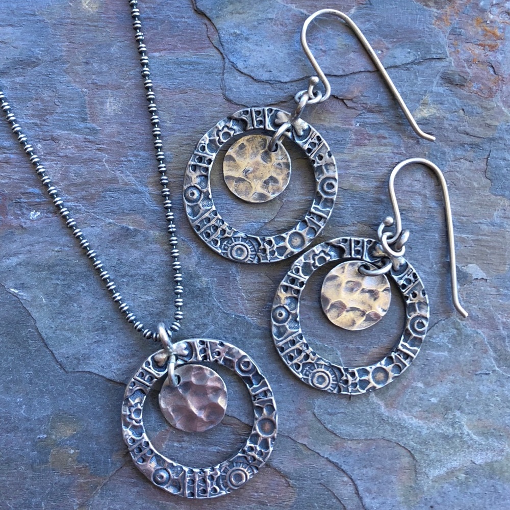 Fantastic sterling necklace and earring set!